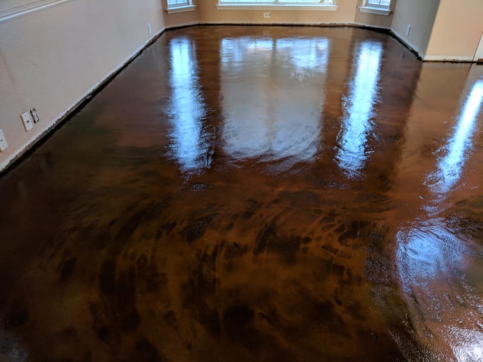 Why Use Acid Stained Concrete In The Foyer