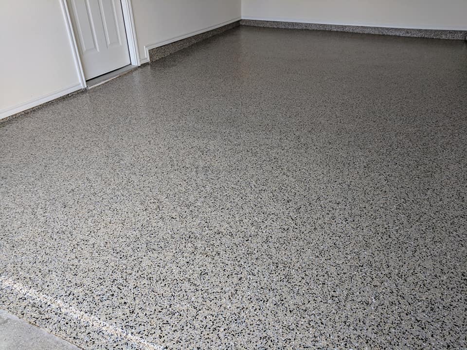 Garage Floor Coating - Flores Decorative Concrete - Epoxy Paint